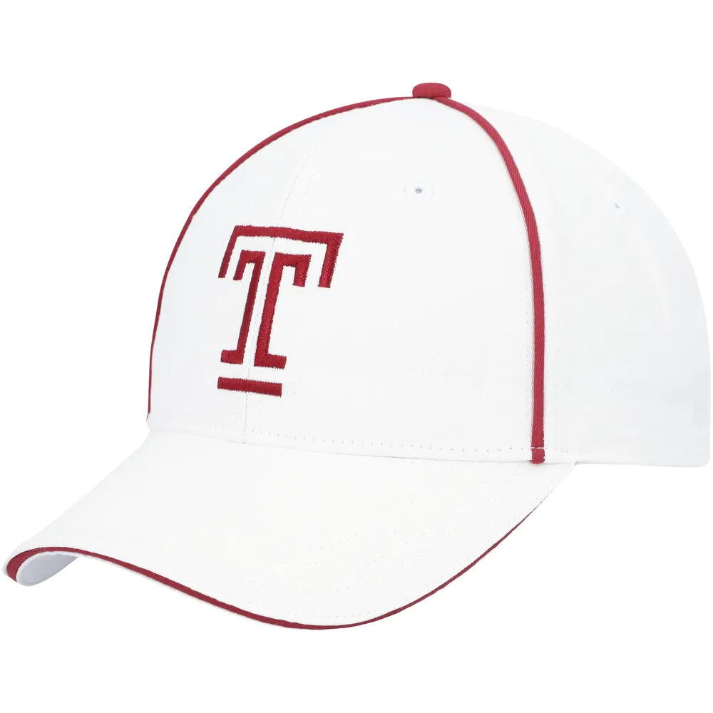 Men's Colosseum  White Temple Owls Take Your Time Snapback Hat