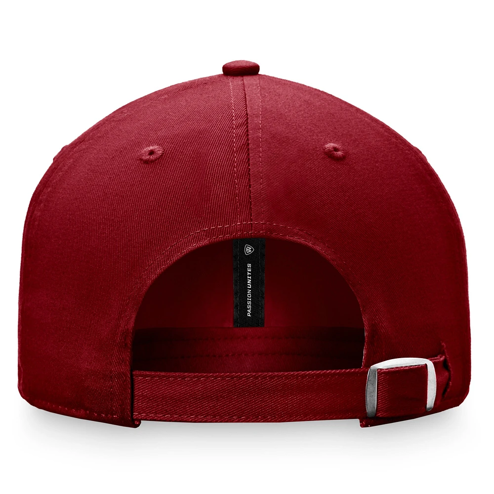 Casquette réglable Top of the World Red Temple Owls Slice pour homme