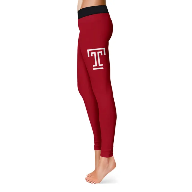 Women's Concepts Sport Cherry/Black Temple Owls Ultimate Flannel Sleep  Shorts