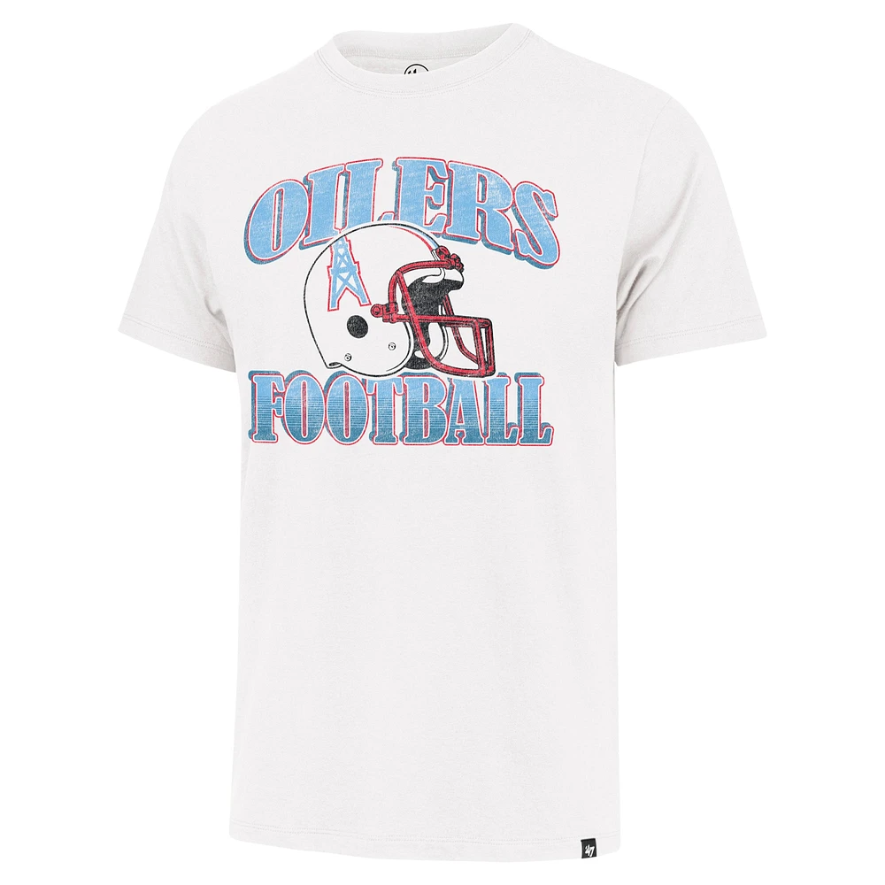 Men's '47 Cream Tennessee Oilers Overrun Franklin Throwback T-Shirt