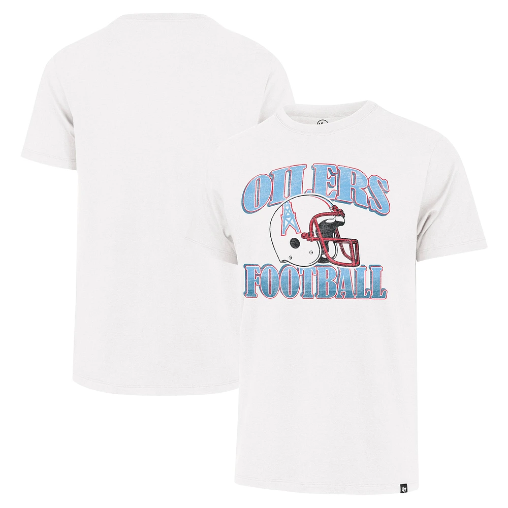 Men's '47 Cream Tennessee Oilers Overrun Franklin Throwback T-Shirt