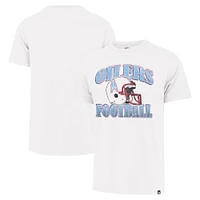 T-shirt rétro '47 crème Tennessee Oilers Overrun Franklin pour homme