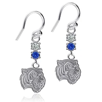 Dayna Designs Tennessee State Tigers Dangle Crystal Earrings