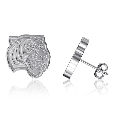 Dayna Designs Boucles d'oreilles en argent avec logo de l'équipe des Tigers de l'État du Tennessee