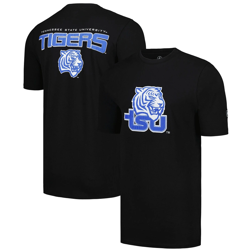 T-shirt avec applique FISLL pour hommes, Tennessee State Tigers, noir