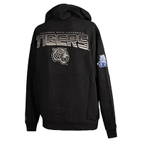 Men's FISLL  Black Tennessee State Tigers Puff Print Sliced Pullover Hoodie