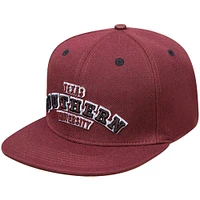 Casquette Snapback pour homme Pro Standard Maroon Tennessee State Tigers avec logo Southern