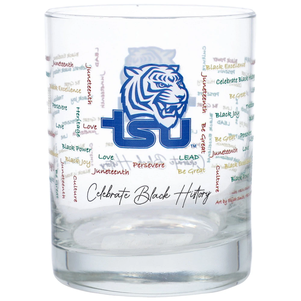 Tennessee State Tigers 14oz. Black History Month Rocks Glass