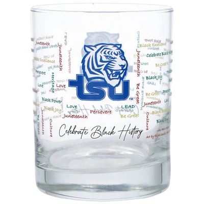 Tennessee State Tigers 14oz. Black History Month Rocks Glass