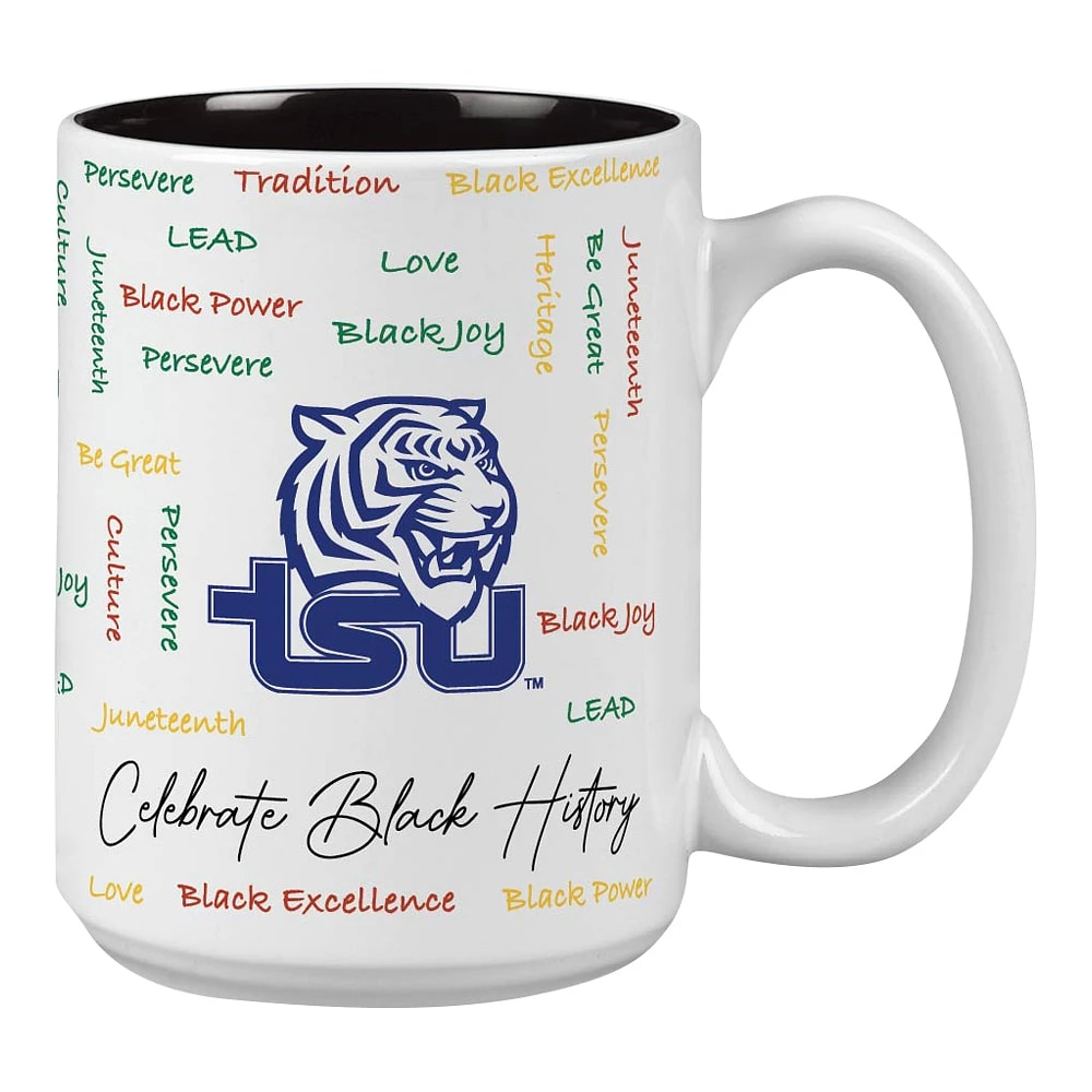 Tigres de l'État du Tennessee 15oz. Tasse du Mois de l’histoire des Noirs