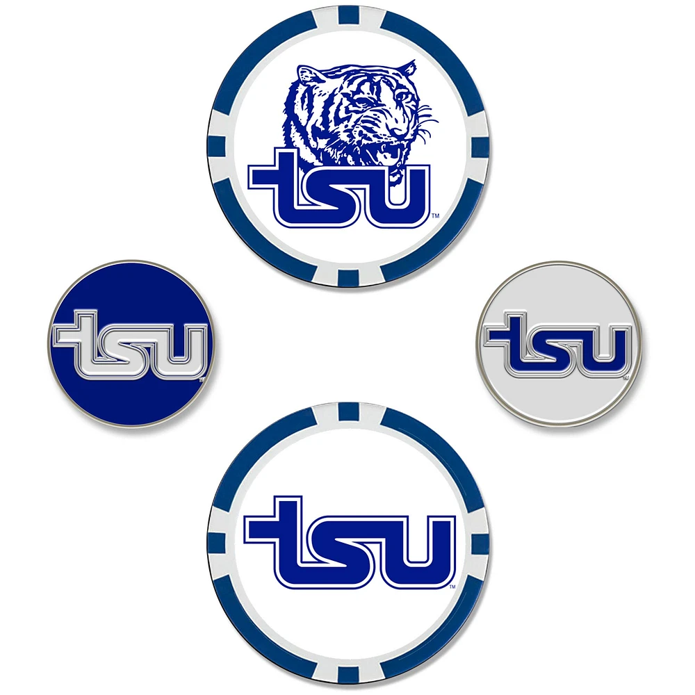 WinCraft Tennessee State Tigers 4-Pack Ball Marker Set