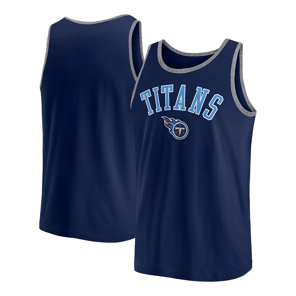 Men's Fanatics Navy Tennessee Titans Bet Tank Top