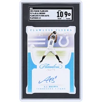 A.J. Brown Tennessee Titans Autographed 2021 Panini Flawless Flawless Finishes Platinum #FLY-AJB #1/1 SGC Authenticated 9/10 Card