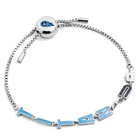 BaubleBar Argent Tennessee Titans Slogan Pull-Tie Bracelet