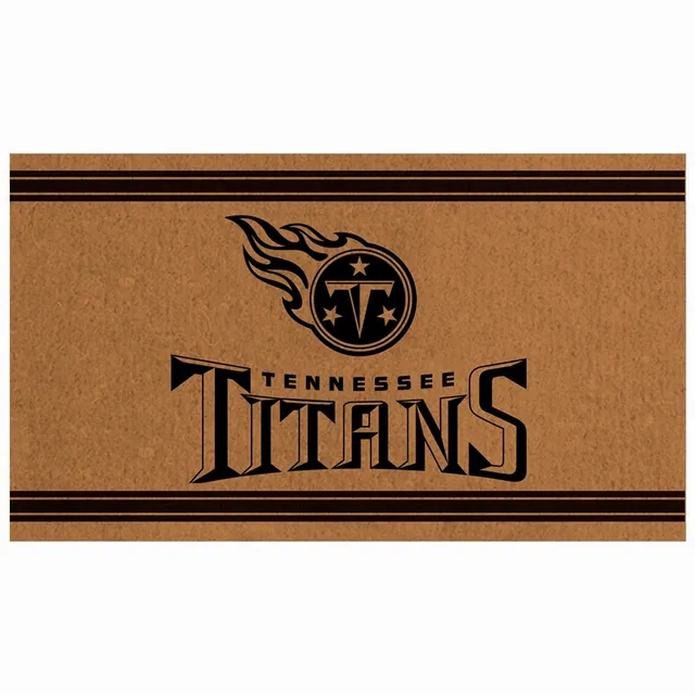 Tennessee Titans 30'' x 18'' Logo Turf Mat - Brown