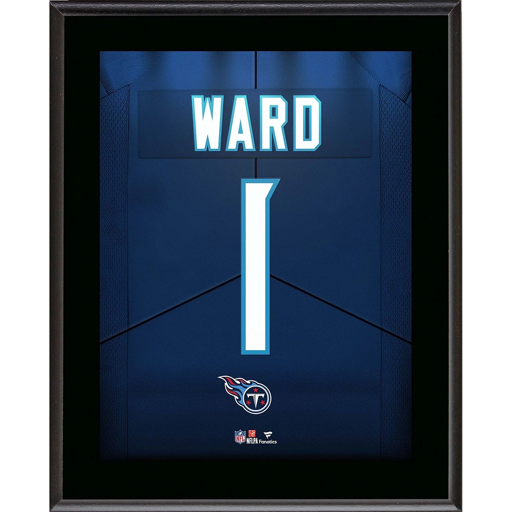 Cameron Ward Tennessee Titans 10.5" x 13" Jersey Number Sublimated Player Plaque