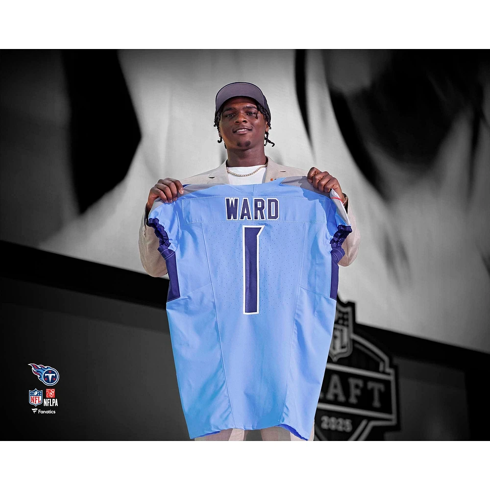 Cameron Ward Tennessee Titans Fanatics Authentic 2025 NFL Draft Photograph