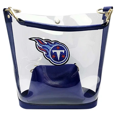 Cuce Tennessee Titans Rhinestone Clear Purse