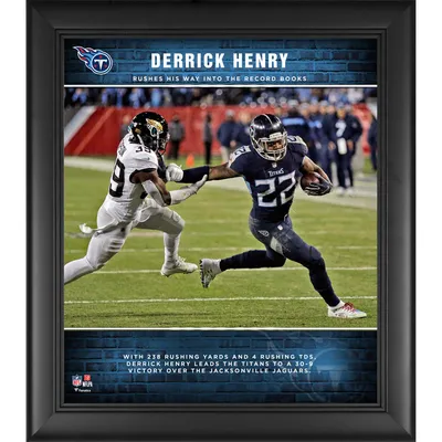 Derrick Henry Tennessee Titans Fanatics Authentic Framed 15" x 17" Record Breaking Collage