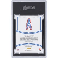 Carte Panini National Treasures Platinum #SIG-EGE #1/1 SGC authentifiée 8,5/10 autographiée par Eddie George Tennessee Titans 2023