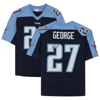 Vintage Tennessee Titans Eddie George 27 Jersey T Shirt USA 