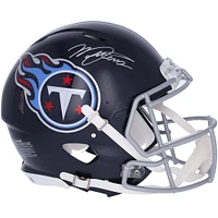 Fanatics Authentic Will Levis Tennessee Titans 2023 NFL Draft Pick Autographed Riddell Speed Authentic Helmet