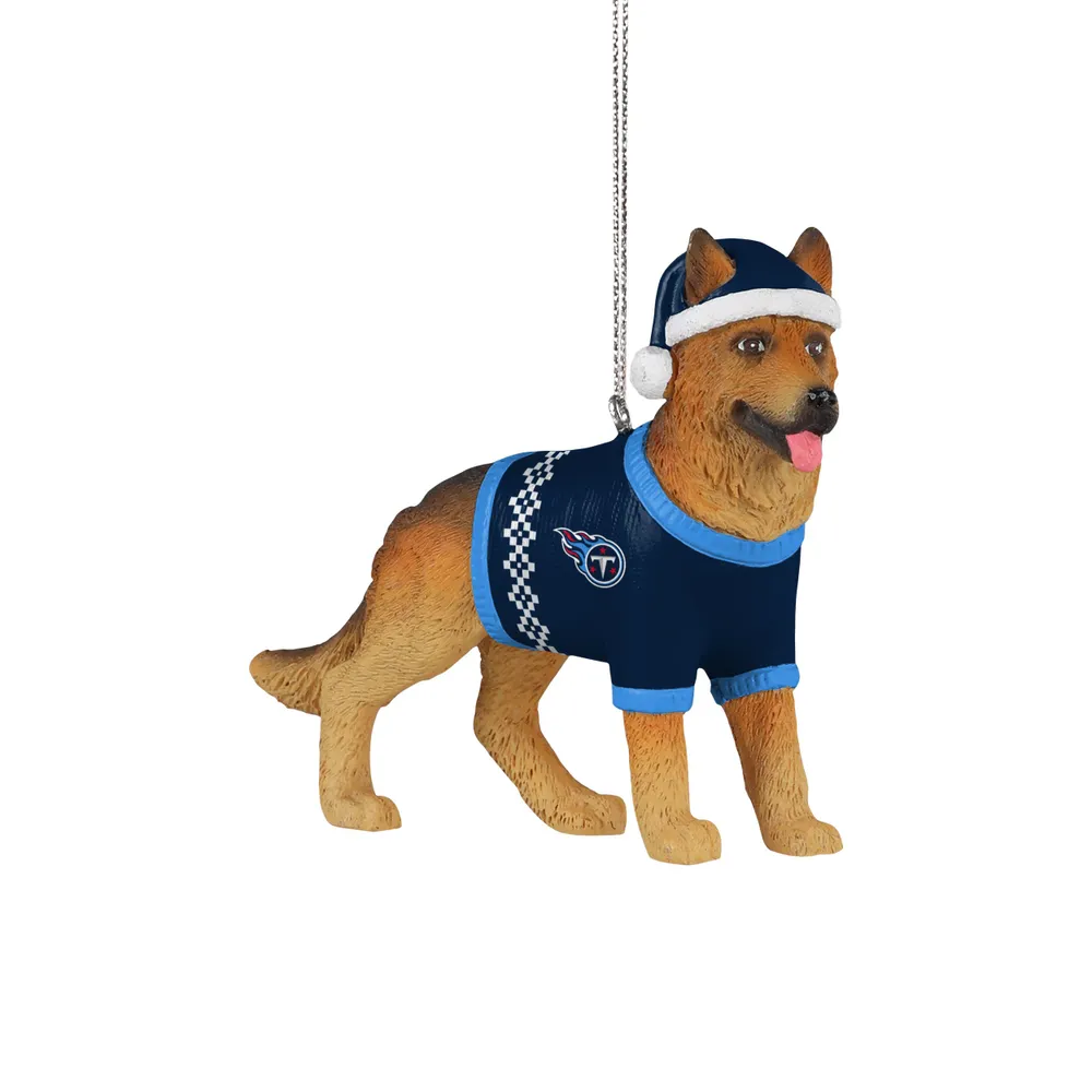 Tennessee Titans FOCO German Shepherd Ornament