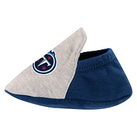 Ensemble trois pièces body, jupe et chaussons pour filles gris chiné/bleu marine Tennessee Titans All Dolled Up