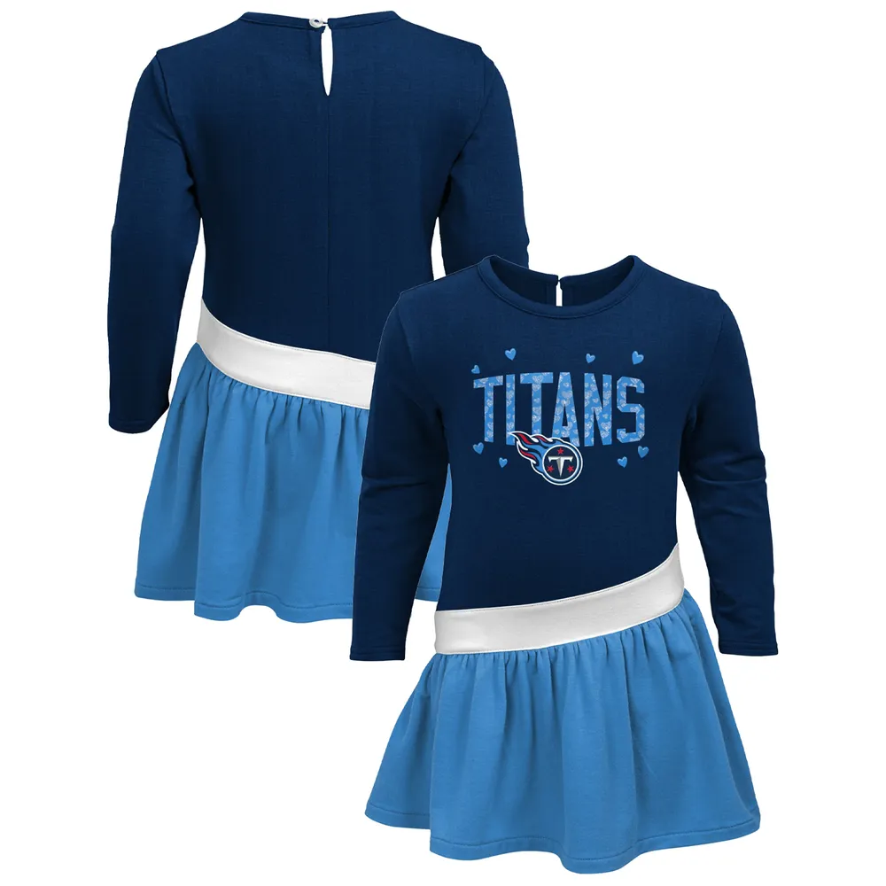 Outerstuff Girls Preschool Navy Dallas Cowboys Too Cute Tri-Blend Dress