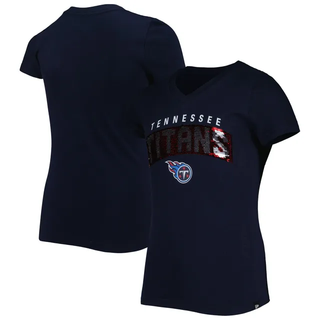 Youth Girls Titans New Era Heart T-Shirt