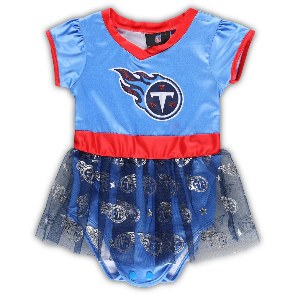 Jerry Leigh Infant Light Blue/Navy Tennessee Titans Tailgate Tutu Game Day  Costume Set