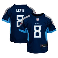 Maillot de jeu Nike Will Levis bleu marine Tennessee Titans pour bébé