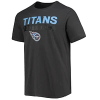 Men's '47 Charcoal Tennessee Titans Dark Ops Super Rival T-Shirt