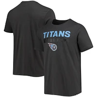 Men's '47 Charcoal Tennessee Titans Dark Ops Super Rival T-Shirt