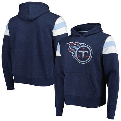 Chandail à capuche Premier Nico des Tennessee Titans '47 Heathered Navy pour hommes