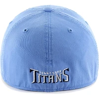 Men's '47 Light Blue Tennessee Titans Franchise Logo Fitted Hat