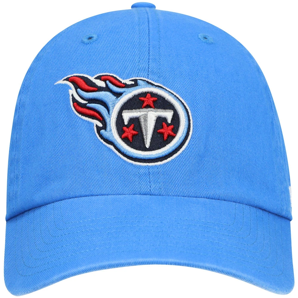 Casquette réglable de nettoyage secondaire des Titans du Tennessee '47 bleu clair pour homme