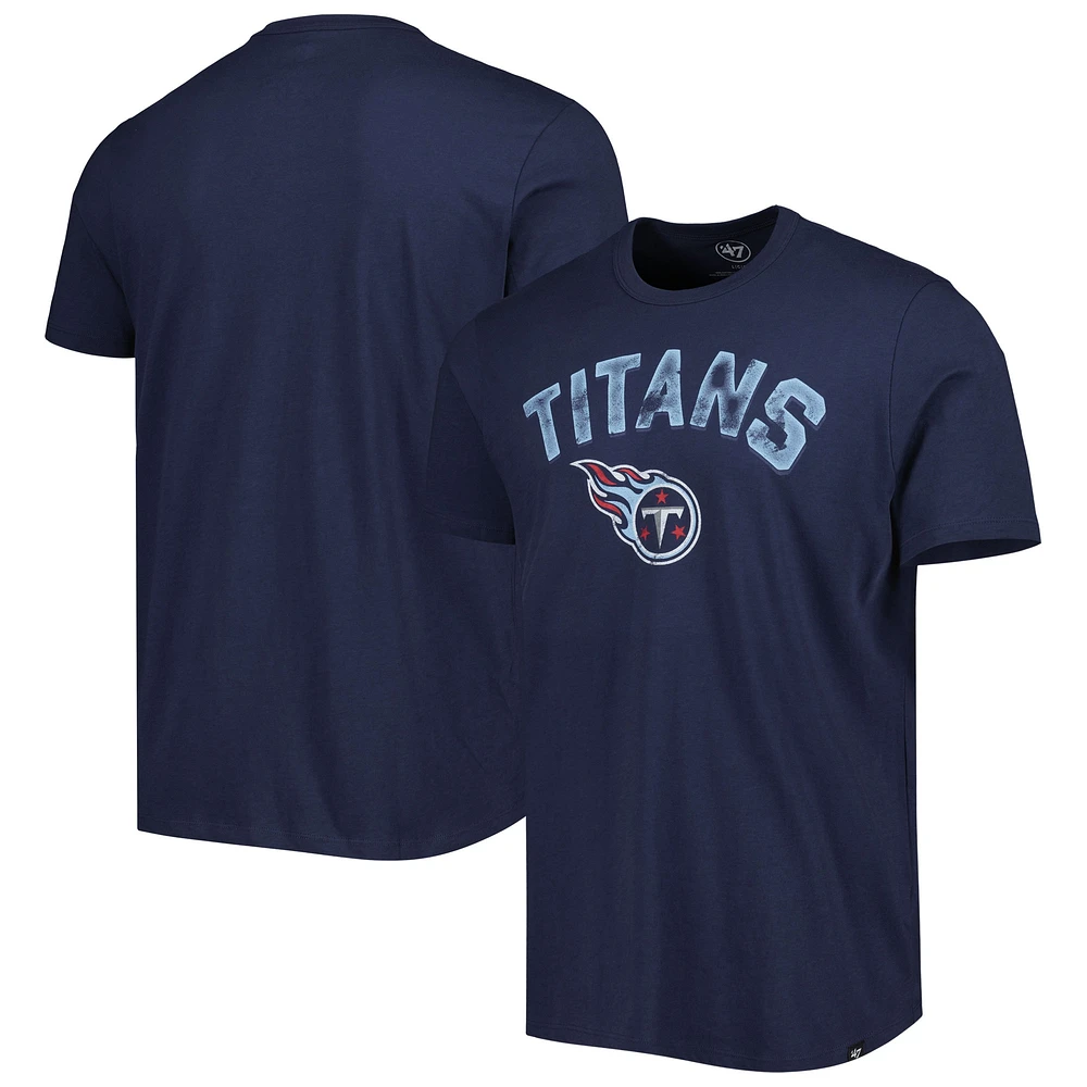 T-shirt '47 Navy Tennessee Titans All Arch Franklin pour homme