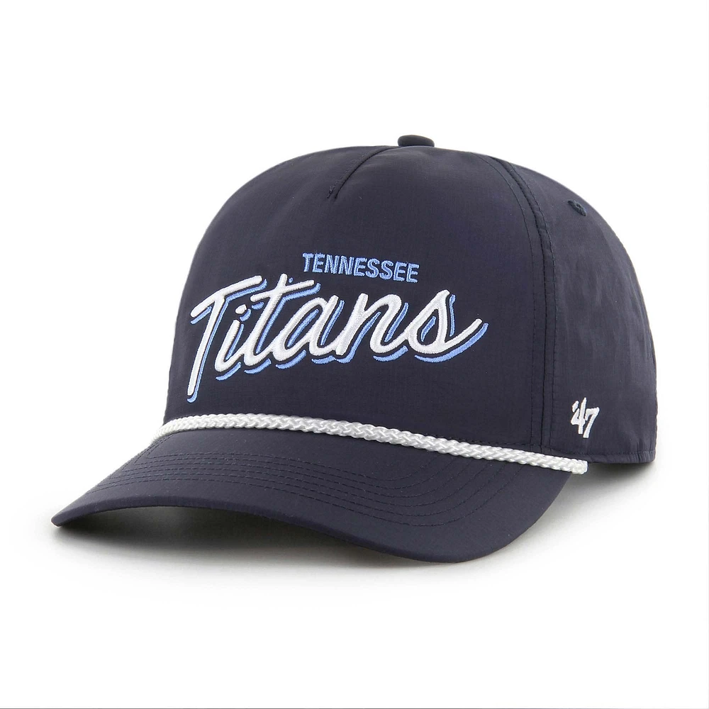 Men's '47 Navy Tennessee Titans Brrr Fairway Hitch Adjustable Hat