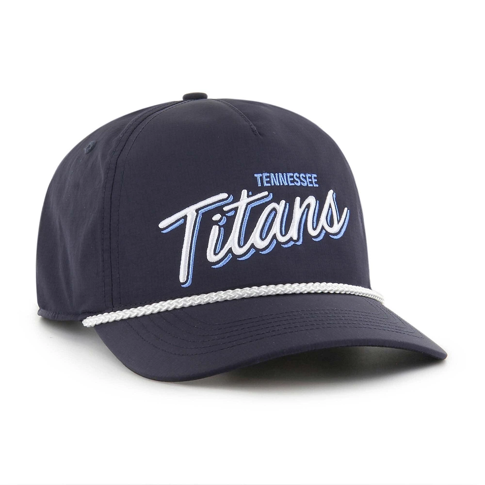 Men's '47 Navy Tennessee Titans Brrr Fairway Hitch Adjustable Hat