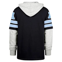 Sweat à capuche pour homme '47 Navy Tennessee Titans Double Header Blitz Cornerback