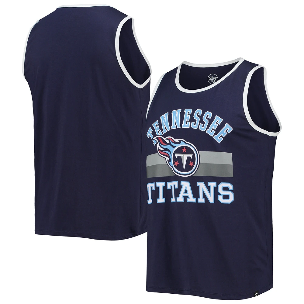 Lids Tennessee Titans '47 Edge Super Rival Tank Top - Navy