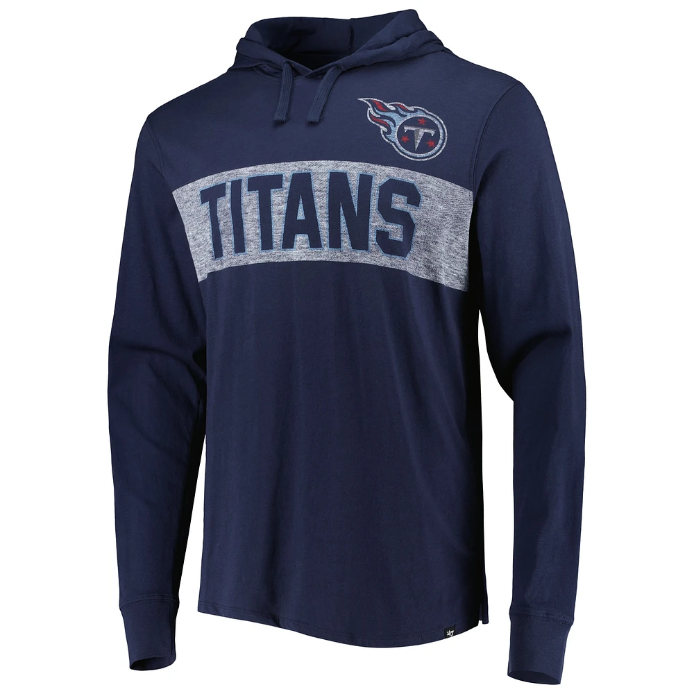 T-shirt à capuche manches longues Franklin '47 Tennessee Titans Field pour homme