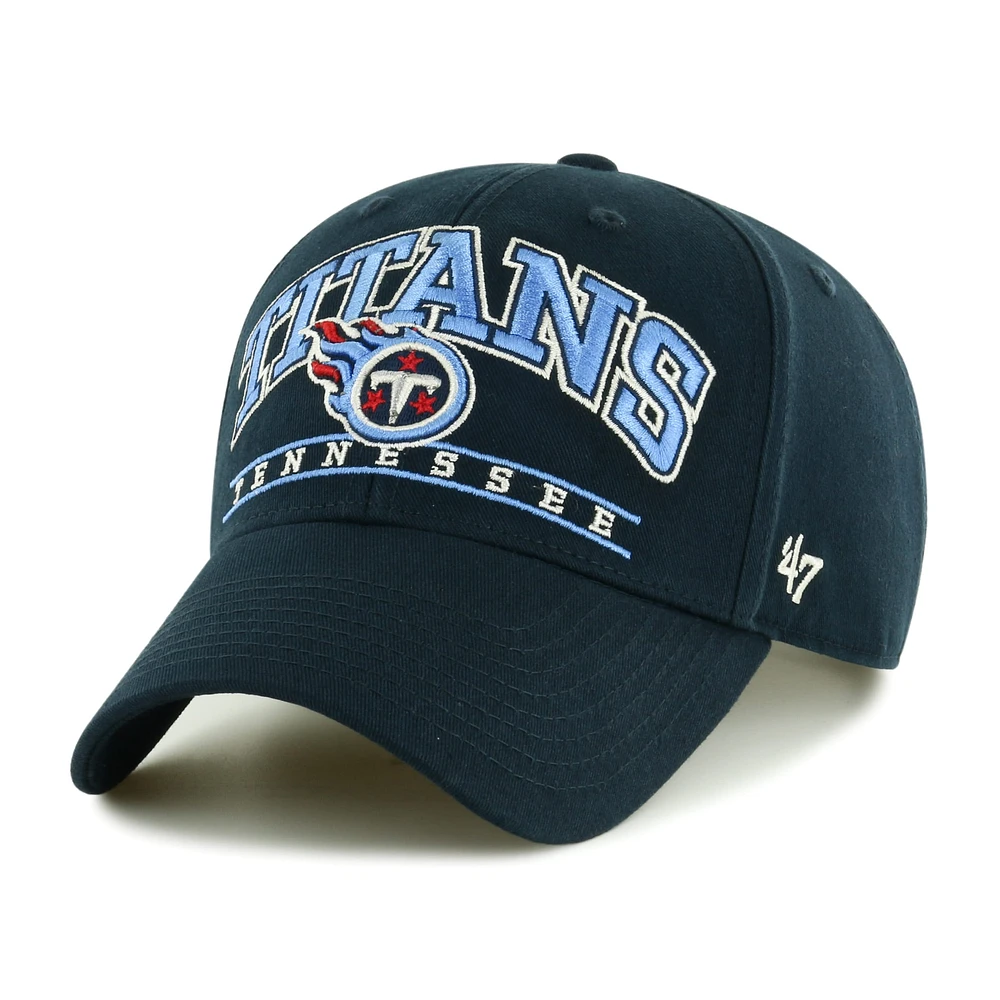 Casquette ajustable '47 Navy Tennessee Titans Fletcher MVP pour homme