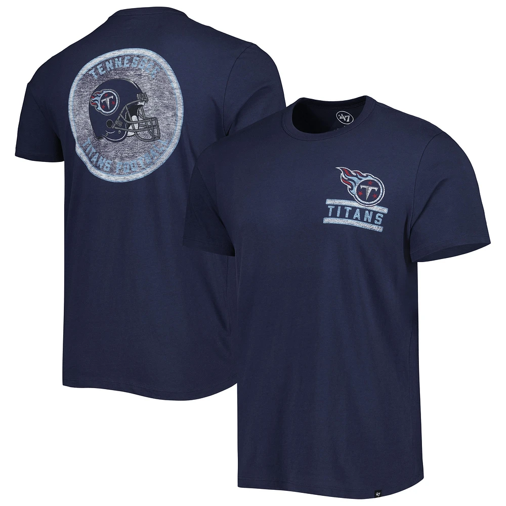 T-shirt '47 Navy Tennessee Titans Open Field Franklin pour homme