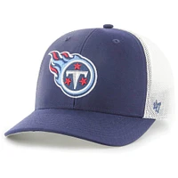 Casquette stretch '47 Navy Tennessee Titans Trophy Trucker pour homme