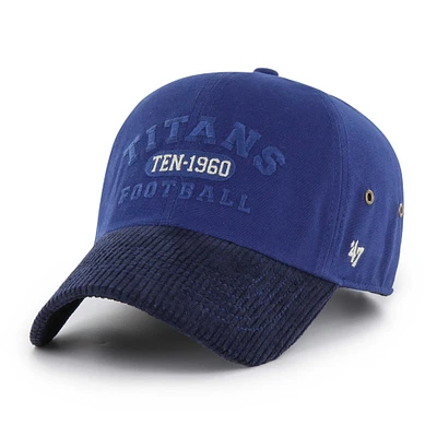 Casquette réglable '47 Royal Tennessee Titans Ridgeway Clean Up pour hommes