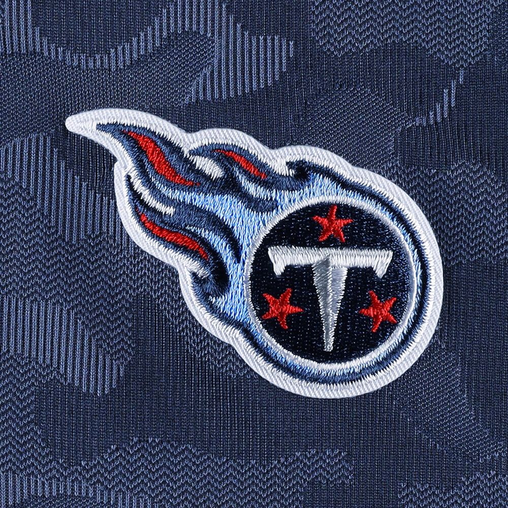 Men's Antigua Navy Tennessee Titans Brigade Quarter-Zip Sweatshirt