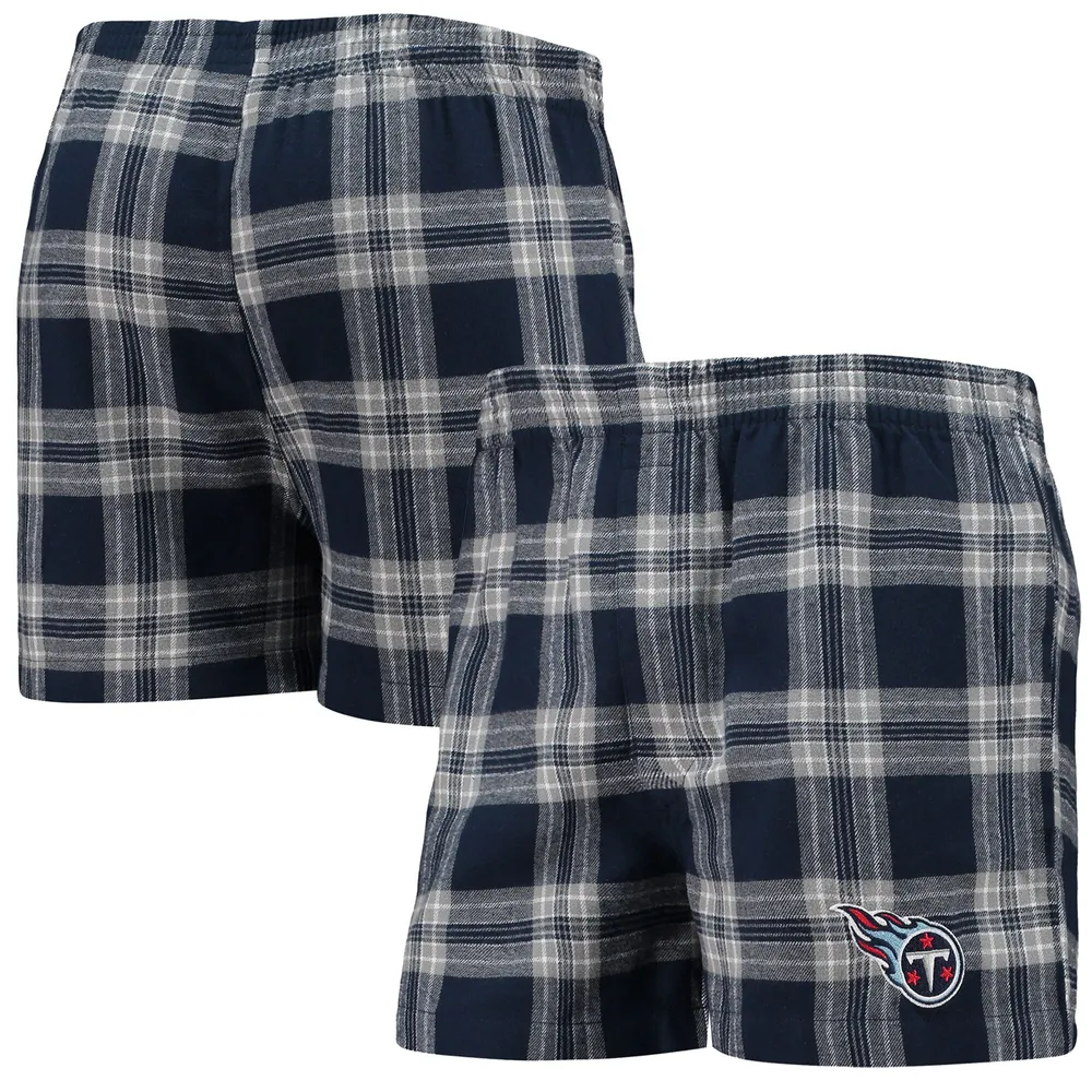 Concepts Sport Men's Tennessee Titans Takeaway Flannel Boxers