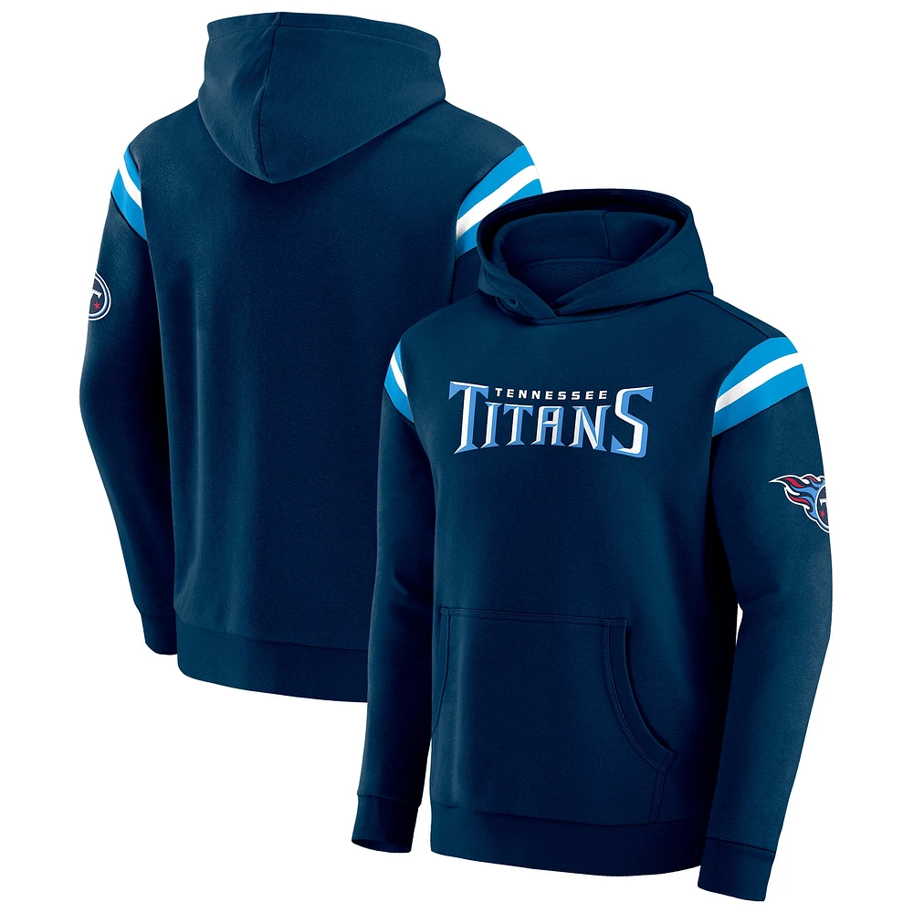 Men's Darius Rucker Collection by Fanatics Navy Tennessee Titans Football Washed Pullover Hoodie